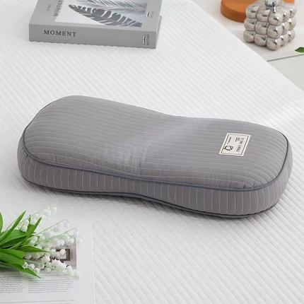 91家纺网 家纺一手货源 找家纺 （总）2024新款韩式全棉砂洗荞麦枕头 立体贴布全荞麦家用硬枕芯 25x48cm