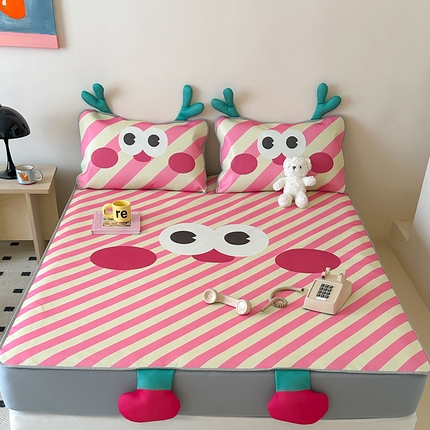 91家纺网 家纺一手货源 找家纺 （总）昔可家纺 2024新款异形床笠款冰丝凉席