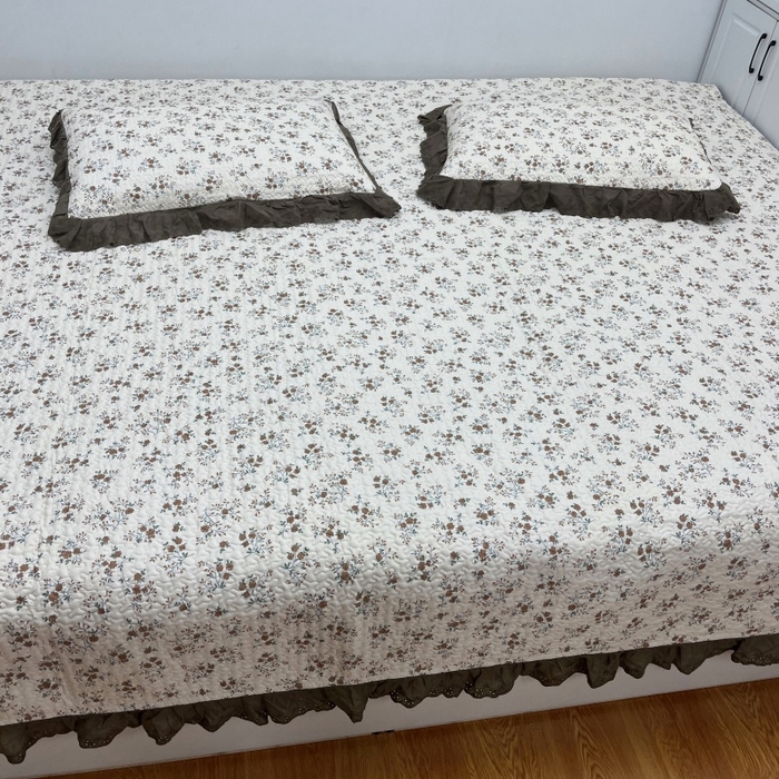 91家纺网 家纺一手货源 找家纺 暖居 2024新款支持定制纯棉榻榻米三件套单件被套农村大炕盖 墨尔本