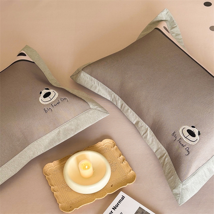 91家纺网 家纺一手货源 找家纺 甜梦 2024新款母婴级7A抗菌养生冰藤席影棚1—床笠款 可爱狗狗（床笠款）