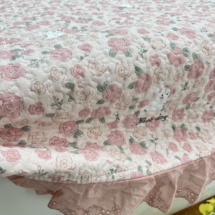 91家纺网 家纺一手货源 找家纺 暖居 2024新款支持定制纯棉榻榻米三件套单件被套农村大炕盖 爱情故事