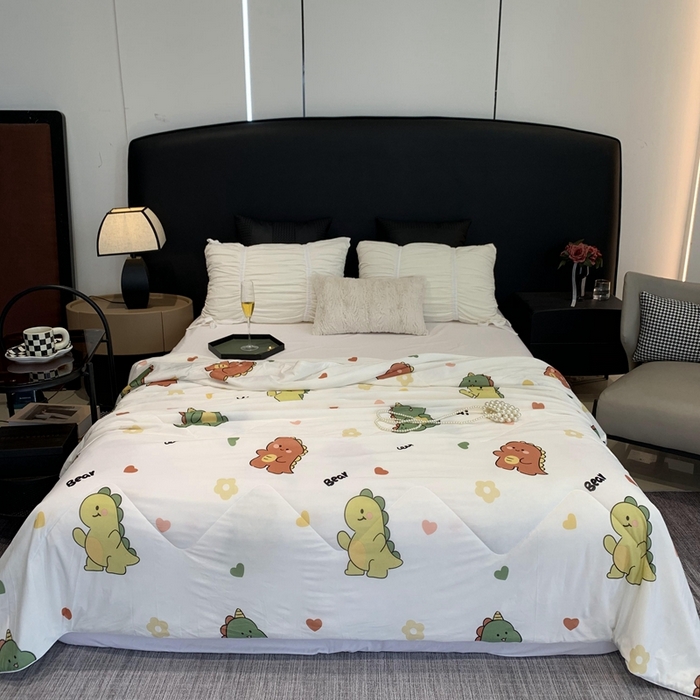 91家纺网 家纺一手货源 找家纺 （总）奈萝家纺 2025新款A类凉感丝小凉皮夏被可机洗夏被新品空调被