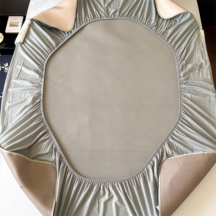 91家纺网 家纺一手货源 找家纺 甜梦 2024新款母婴级7A抗菌养生冰藤席影棚1—床笠款 可爱狗狗（床笠款）