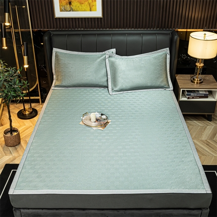 91家纺网 家纺一手货源 找家纺 （总）共鸣沙发垫 新款简约冰丝凉感凉席