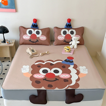 91家纺网 家纺一手货源 找家纺 （总）昔可家纺 2024新款异形床笠款冰丝凉席