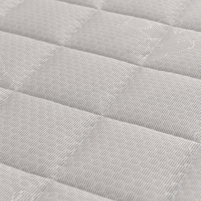 91家纺网 家纺一手货源 找家纺 富威堡家纺  2025高端凉感豆豆凉席款加棉加厚棉花床垫   尊贵灰