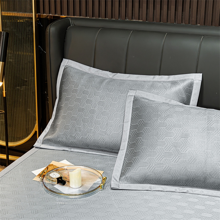 91家纺网 家纺一手货源 找家纺 共鸣沙发垫 新款简约冰丝凉感凉席 冰丝灰