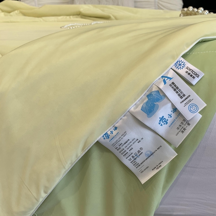 91家纺网 家纺一手货源 找家纺 奈萝家纺 2025新款A类凉感丝小凉皮夏被可机洗夏被新品空调被 百香果