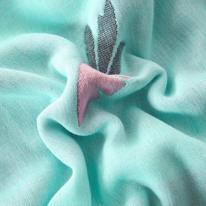 91家纺网 家纺一手货源 找家纺 朴尔家纺-毛巾被 2024新款全棉卡通六层纱布儿童枕套 多彩胡萝卜兰