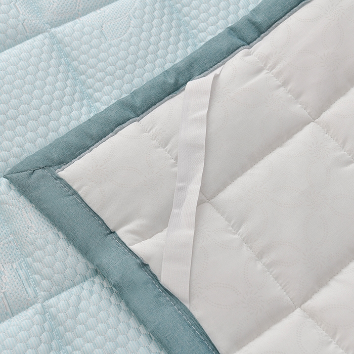 91家纺网 家纺一手货源 找家纺 （总）富威堡家纺  2025高端凉感豆豆凉席款加棉加厚棉花床垫  