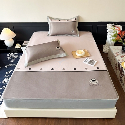 91家纺网 家纺一手货源 找家纺 （总）甜梦 2024新款母婴级7A抗菌养生冰藤席影棚1—床笠款