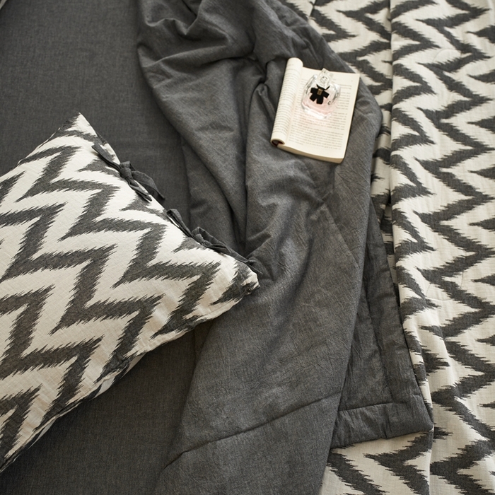 91家纺网 家纺一手货源 找家纺 （总）安莱生活 2024新款双层纱色织提花海澜夏被及四件套系列