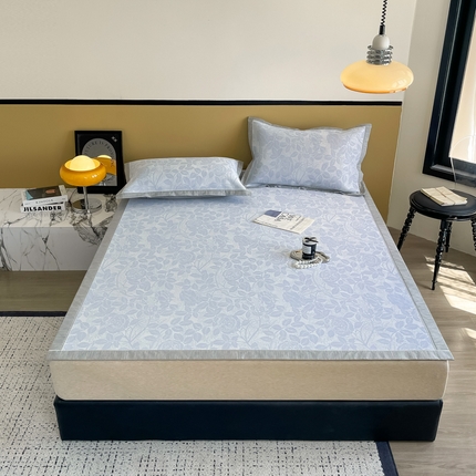 91家纺网 家纺一手货源 找家纺 （总）倾慕 2024新款提花凉感凉席