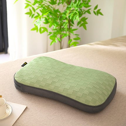 91家纺网 家纺一手货源 找家纺 枕之坊 2025新款凉感纤维荞麦枕枕头枕芯 凉感荞麦绿色 30*50cm/只