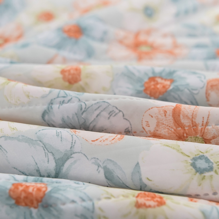 91家纺网 家纺一手货源 找家纺 圣楚家纺  2024新款透气舒爽凉感丝夏被夏凉被空调被 缤纷盛夏