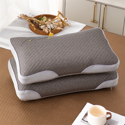 91家纺网 家纺一手货源 找家纺 （总）织布人 2024新款荞麦枕茶香枕夏季凉感立体PE藤冰凉枕夏凉枕午睡颈椎枕