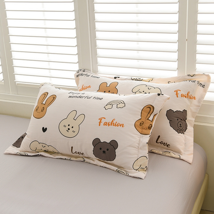 91家纺网 家纺一手货源 找家纺 圣楚家纺 2024新款清柔泡泡纱夏被 快乐每天