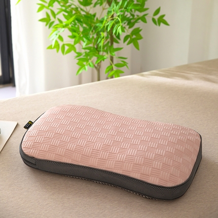 91家纺网 家纺一手货源 找家纺 枕之坊 2025新款凉感纤维荞麦枕枕头枕芯 凉感荞麦粉色 30*50cm/只