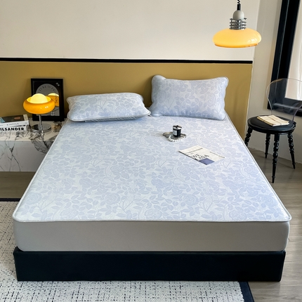 91家纺网 家纺一手货源 找家纺 （总）倾慕 2024新款提花凉感凉席