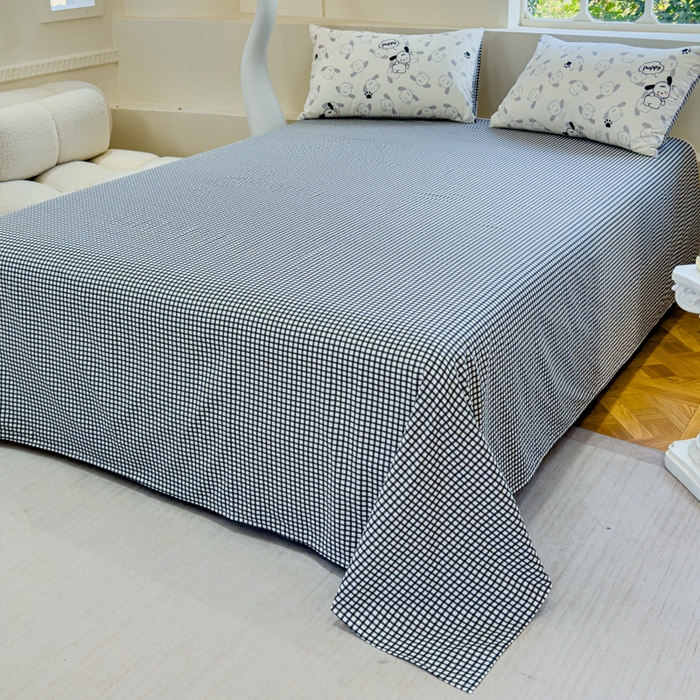 91家纺网 家纺一手货源 找家纺 感遇 2024新款全棉印花四件套 皮皮狗