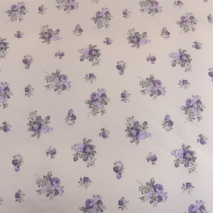 91家纺网 家纺一手货源 找家纺 恒爱家纺 2024新款梦幻情缘全棉公主风四件套 小苍兰