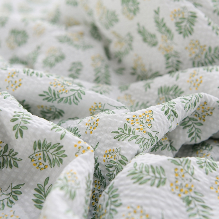 91家纺网 家纺一手货源 找家纺 圣楚家纺 2024新款清柔泡泡纱夏被 雨后初夏