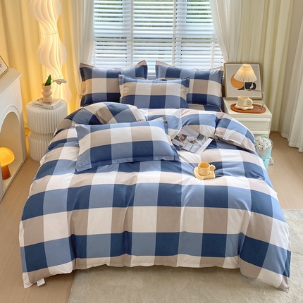 91家纺网 家纺一手货源 找家纺 （总）金丝兔 2025新款植物羊绒加厚磨毛印花四件套直播热款全年供货量大可送