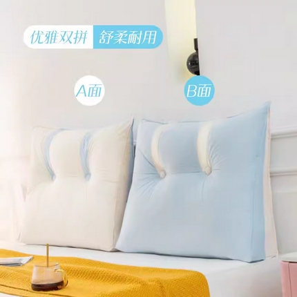 91家纺网 家纺一手货源 找家纺 （总）碧尔家居 2025新款床上靠垫靠背加高床头靠枕可拆洗榻榻米客厅软包靠背垫