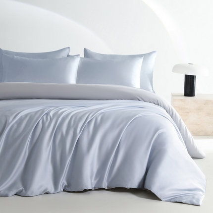 云栖家居 202460支A类兰精天丝系列拼色四件套（风格二） 海兰&银灰