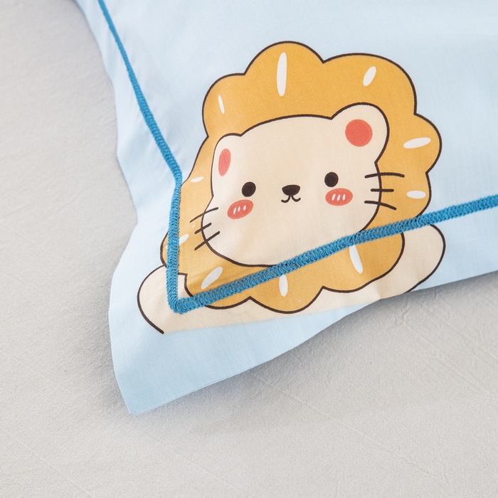 91家纺网 家纺一手货源 找家纺 乐秀家纺 2026新款卡通全棉枕套儿童幼儿园枕头卡通宝贝