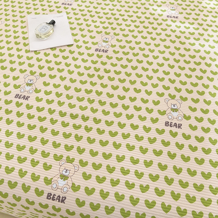 91家纺网 家纺一手货源 找家纺 圣楚家纺 2024新款A类泡泡棉夹棉床盖幸福暗号