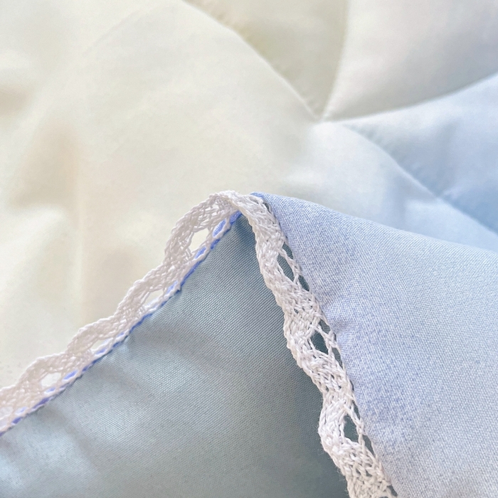 91家纺网 家纺一手货源 找家纺 慕尚家纺2025新款双层纱水洗夏被子被芯 梦花园