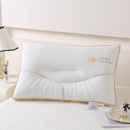 91家纺网 家纺一手货源 找家纺 （总）佳合枕芯 2024新款大豆蛋白纤维枕立体定型枕头护颈椎助睡眠酒店枕芯
