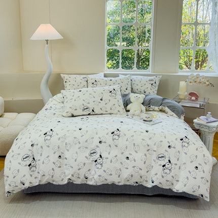 91家纺网 家纺一手货源 找家纺 （总）感遇 2024新款全棉印花四件套