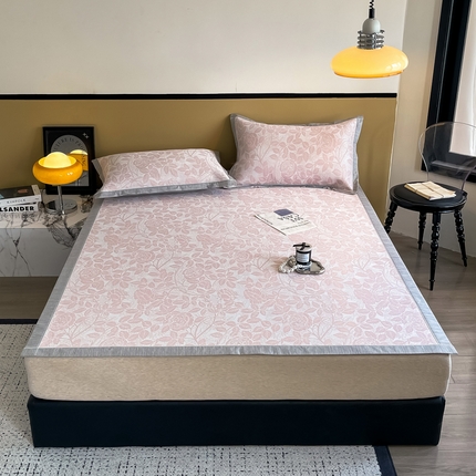 91家纺网 家纺一手货源 找家纺 （总）倾慕 2024新款提花凉感凉席