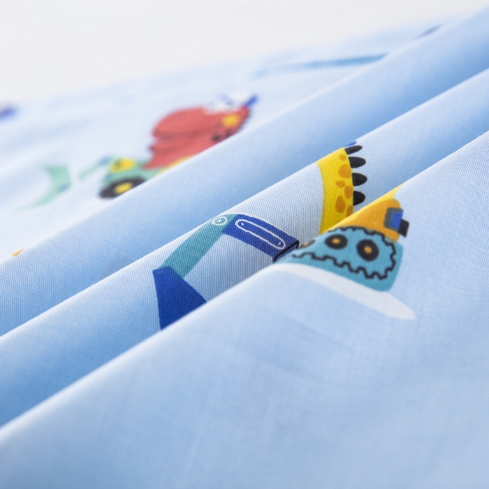 91家纺网 家纺一手货源 找家纺 乐秀家纺 2024新款卡通全棉枕套儿童幼儿园枕头恐龙工程队