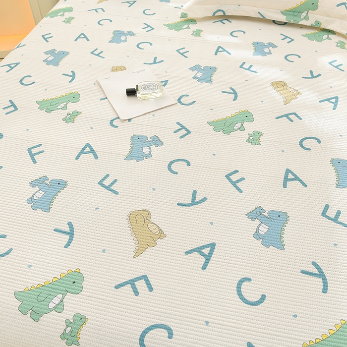 91家纺网 家纺一手货源 找家纺 圣楚家纺 2024新款A类泡泡棉夹棉床盖