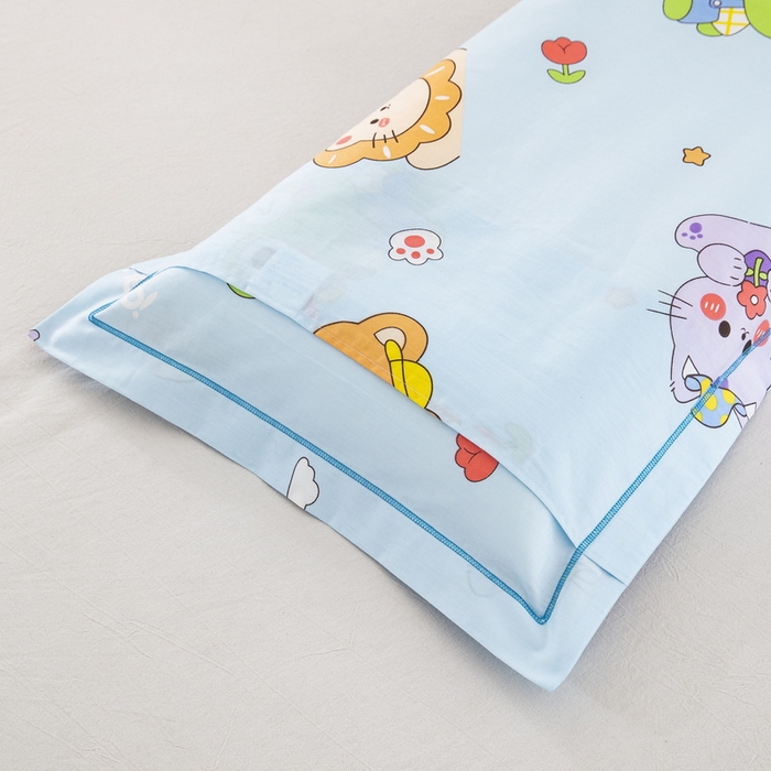 91家纺网 家纺一手货源 找家纺 乐秀家纺 2026新款卡通全棉枕套儿童幼儿园枕头卡通宝贝