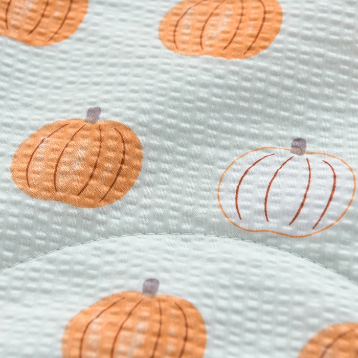 91家纺网 家纺一手货源 找家纺 圣楚家纺 2024新款清柔泡泡纱夏被 幸运南瓜