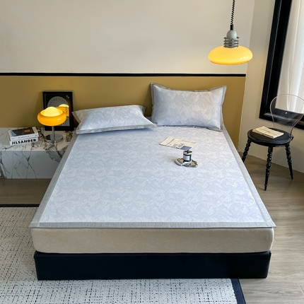 91家纺网 家纺一手货源 找家纺 （总）倾慕 2024新款提花凉感凉席