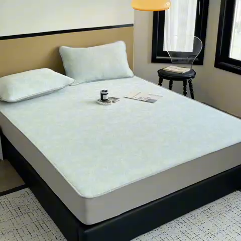 91家纺网 家纺一手货源 找家纺 （总）倾慕 2024新款提花凉感凉席