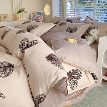 91家纺网 家纺一手货源 找家纺 （总）金丝兔 2025新款植物羊绒加厚磨毛印花单被套直播热款全年供货量大可送