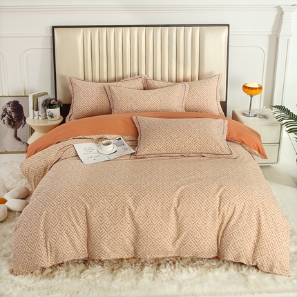 91家纺网 家纺一手货源 找家纺 （总）金纱玉纺家纺 2024新款加厚AB版四件套