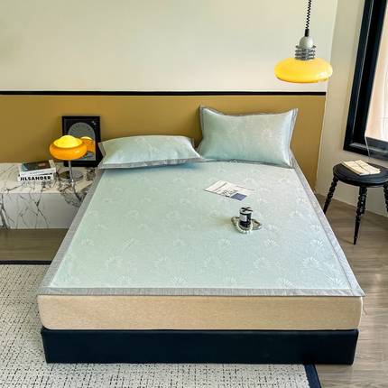 91家纺网 家纺一手货源 找家纺 （总）倾慕 2024新款提花凉感凉席