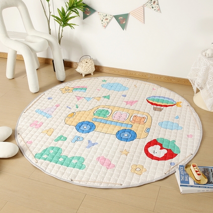 91家纺网 家纺一手货源 找家纺 沁童 收纳垫直径1.5m 去春游