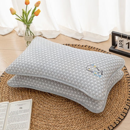 91家纺网 家纺一手货源 找家纺 （总）织布人  2024新款荞麦枕夏季凉感冰豆豆儿童学生宿舍荞麦枕幼儿园午睡枕