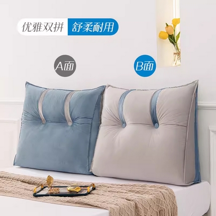 91家纺网 家纺一手货源 找家纺 （总）碧尔家居 2025新款床上靠垫靠背加高床头靠枕可拆洗榻榻米客厅软包靠背垫