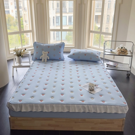 91家纺网 家纺一手货源 找家纺 （总）尊康家纺（原磊科） 2024新款奶昔棉小毛巾绣花边床笠