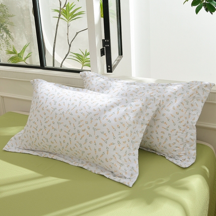 圣楚家纺 2024新款泡泡纱枕套 七里香