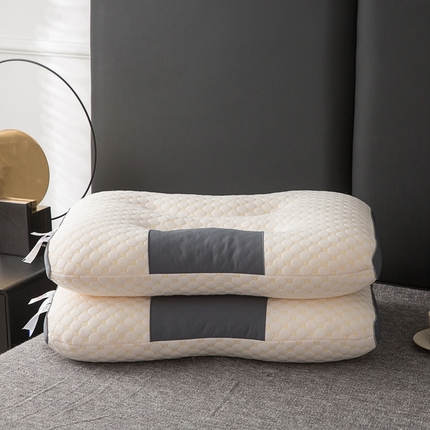 （总）锐梦家纺 2024新款针织棉水立方枕头枕芯